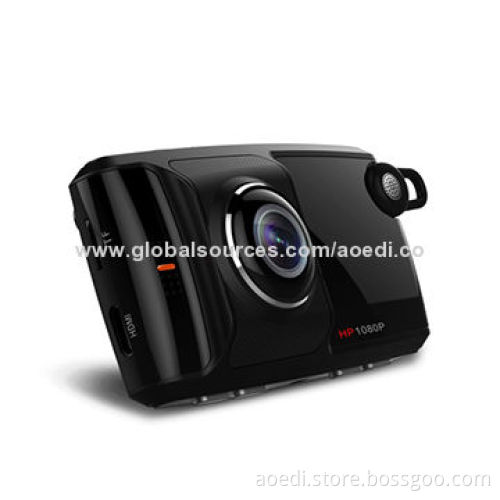 FHD Night Vision Car DVR with G-sensor, 170 Degrees Wide-angle Fish-eye Lens, Bluetooth Earphones